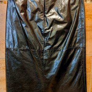 Vintage Gap Genuine Leather Skirt